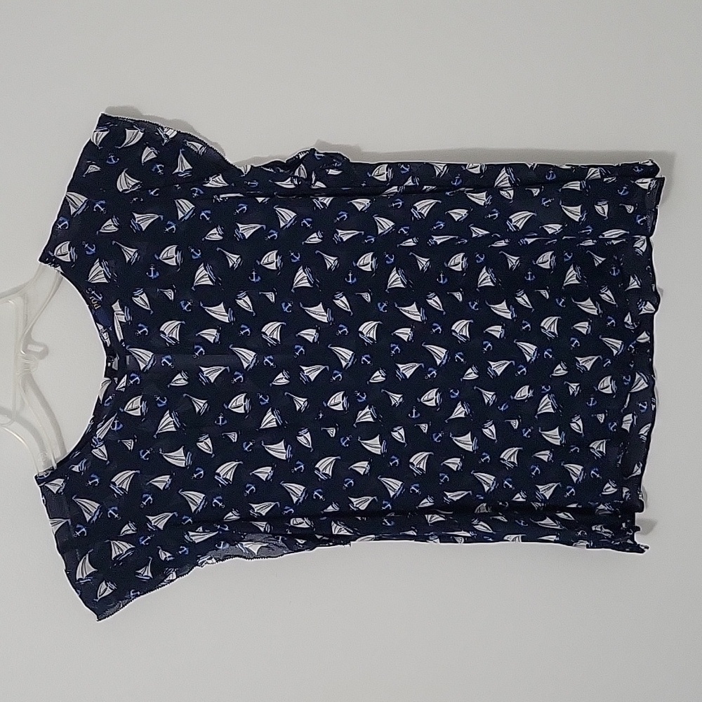 Polo Ralph Lauren Sheer Blouse, Size Small Petite